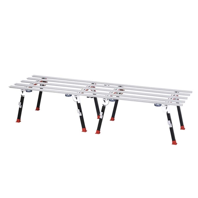 2 x Bigfoot arbejdsbord sammenkoblet