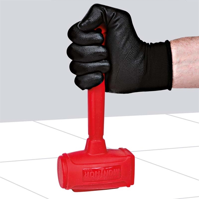 Slag med hammerhovedet
