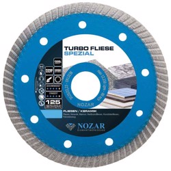 Turbo Spezial fliseklinge Ø 125 mm  - Nozar