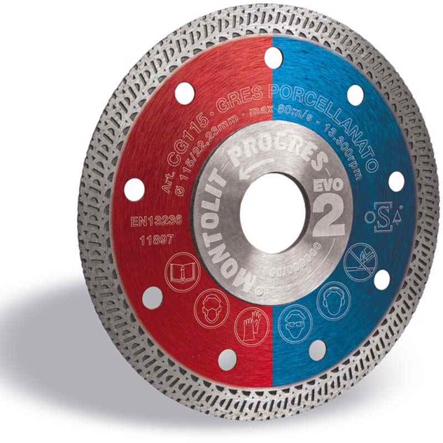 CG fliseklinge Ø 125 mm - Montolit
