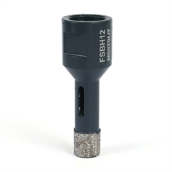 12 mm FSBH flisebor til vinkelsliber - Montolit 