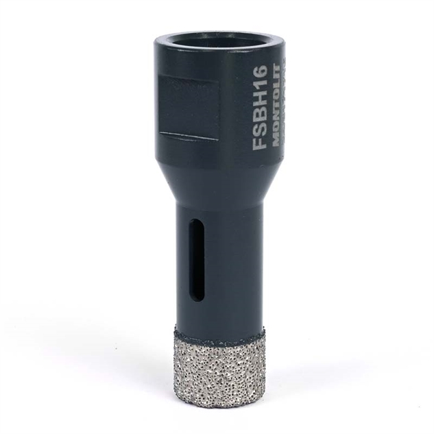 16 mm FSBH flisebor til vinkelsliber - Montolit 