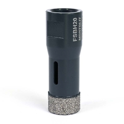 20 mm FSBH flisebor til vinkelsliber - Montolit 