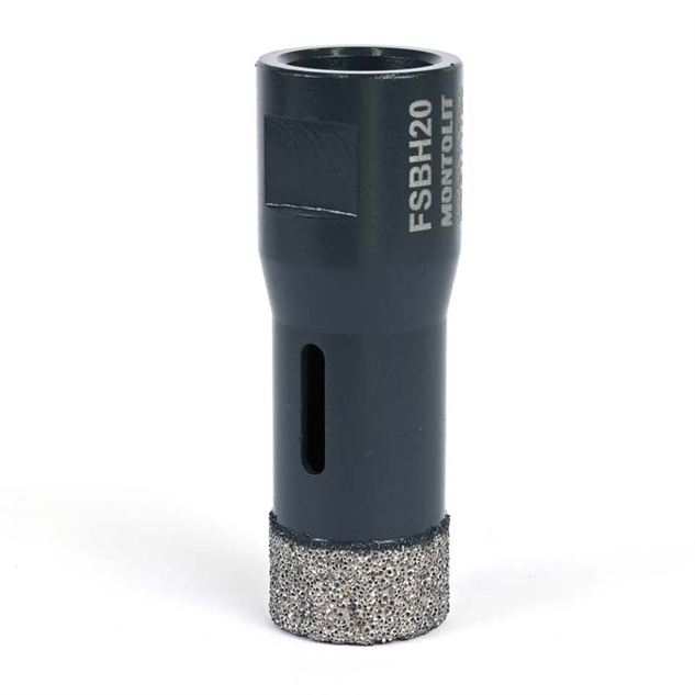20 mm FSBH flisebor til vinkelsliber - Montolit 