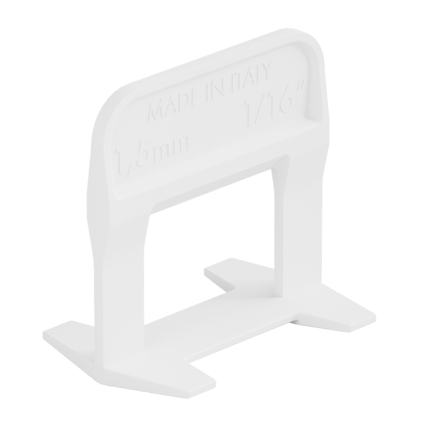 Raimondi RLS Nivelleringsklips - Evo 1,5 mm - 250 Stk. i Pose - Klips og Kile-systemet | Murerbutikken.dk