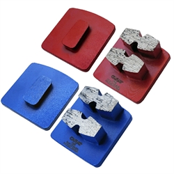 Slibesegmenter Redi Lock til Husqvarna gulvslibere 9 stk. - Carat