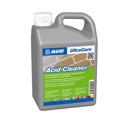 1 l Acid Cleaner til at fjerne genstridige cementbaserede fugerester på glasmosaik, keramiske fliser og syrebestandig natursten.