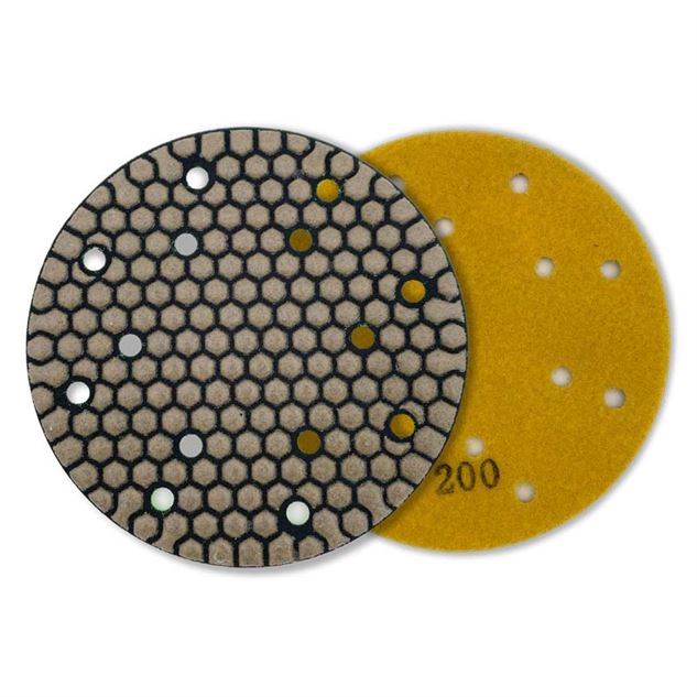 Diamant-slibepads til excentersliber, Ø 150 mm, K200