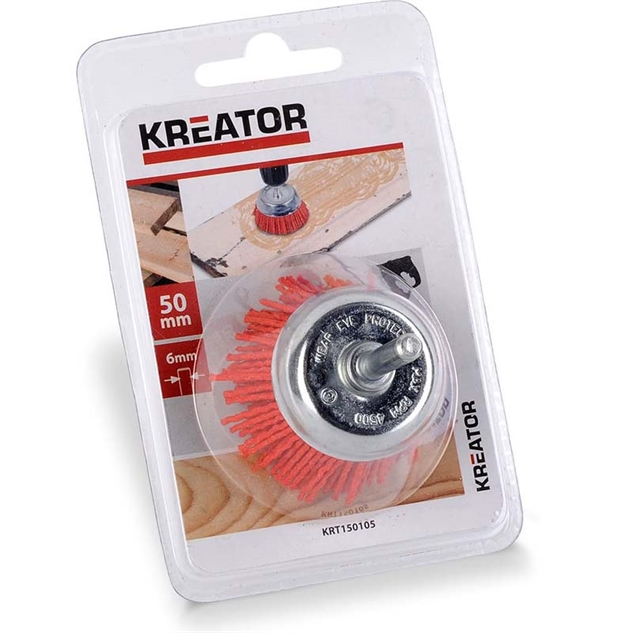 Hero Tools Nylon Kopbørste til Boremaskine, Ø 50 mm - Øvrige Rengøringsprodukter | Murerbutikken.dk