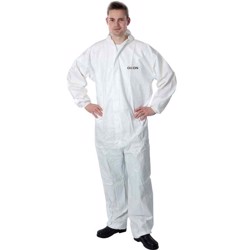 Coverall Comfort beskyttelsesdragt i brug 