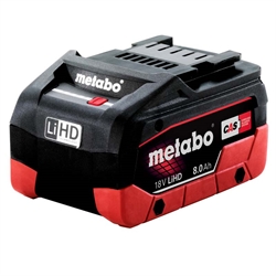 Metabo 18V LiHD 8,0 Ah batteri