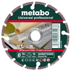 Diamant-skæreskive Universal Ø 76 mm - Metabo