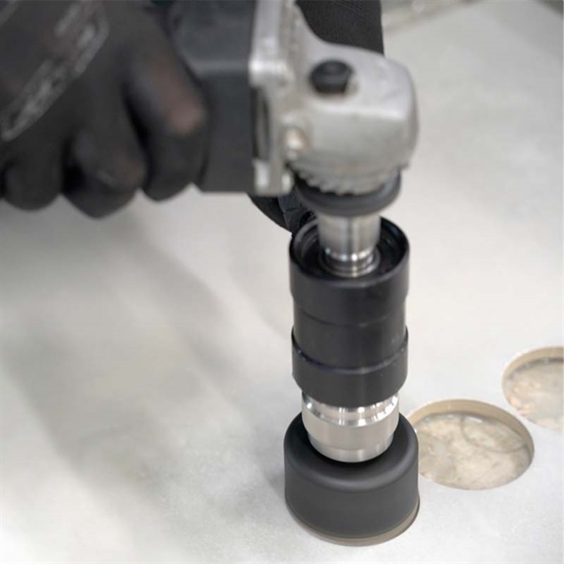 Boret kan genskærpes = mange, mange huller