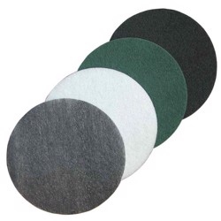 Skuresvampe Ø 457 mm  - hvid-grøn-sort